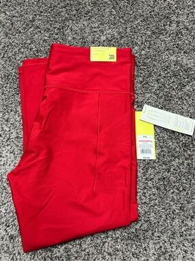all in motion Red High-Waist Athletic Leggings